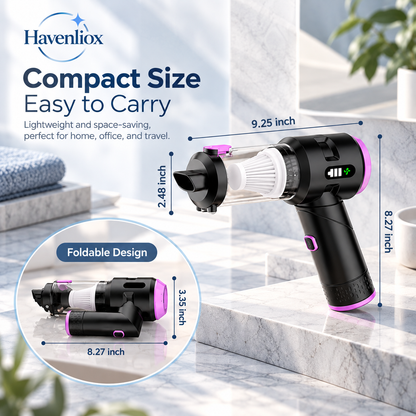 Havenliox® Foldable Mini Cordless Vacuum Cleaner