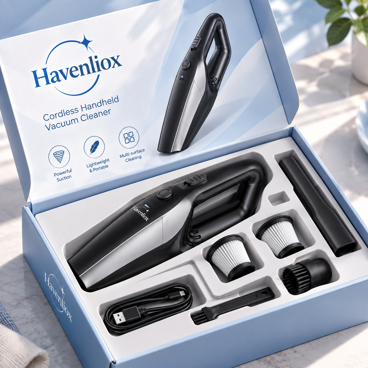 Havenliox® VacGo Cordless Handheld Vacuum