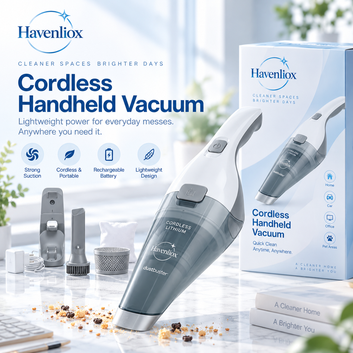Havenliox® QuickClean Handheld Vacuum