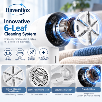 Havenliox® PowerClean Fabric Lint Cleaner
