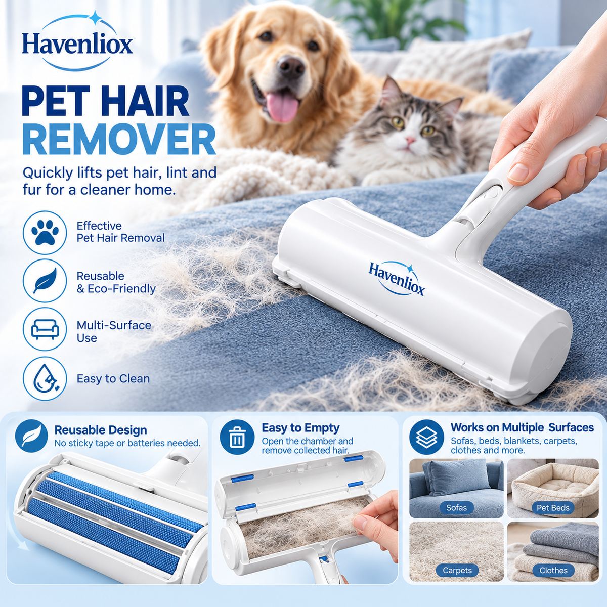 Havenliox® FurLift Pet Hair Cleaner