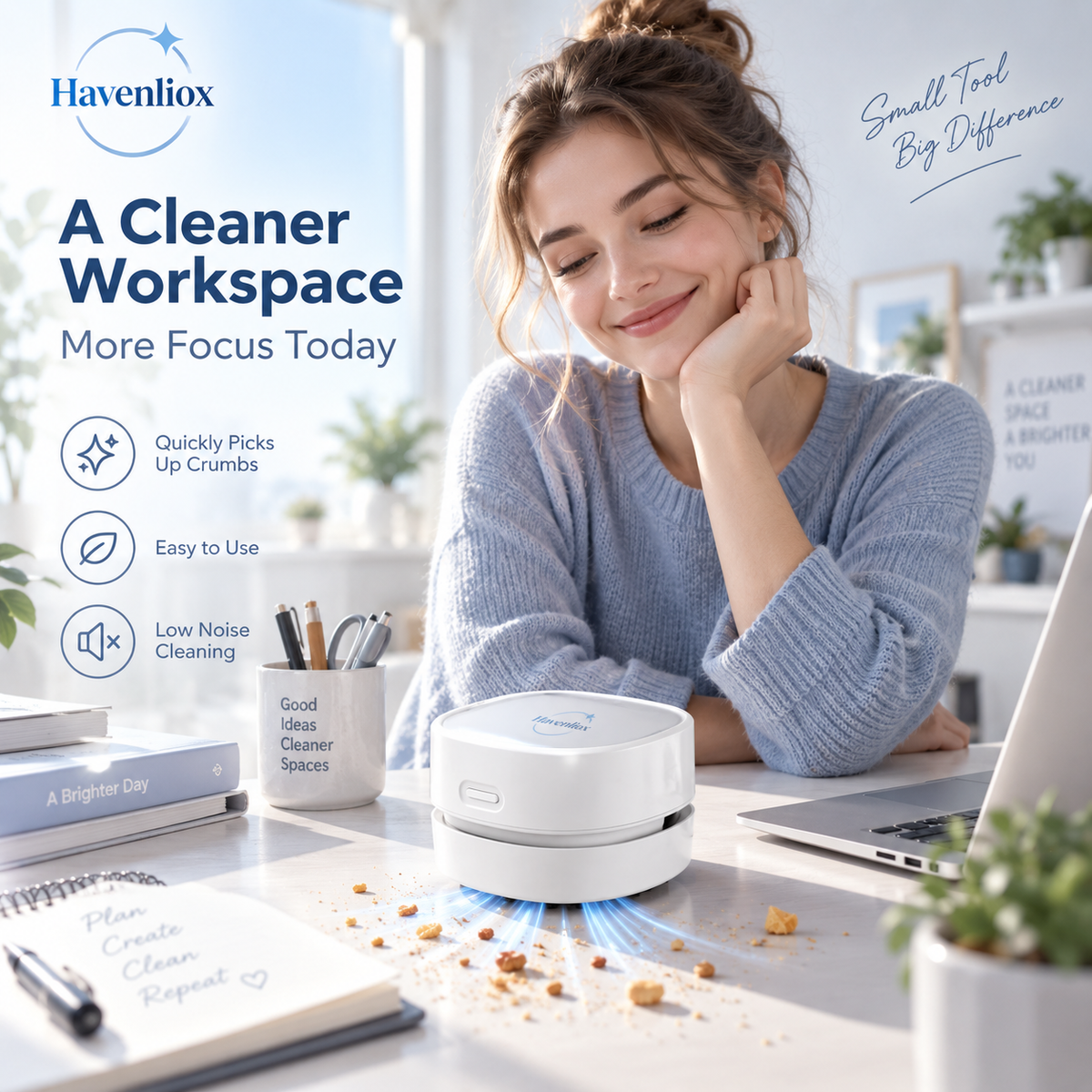 Havenliox® Mini Desktop Vacuum Cleaner