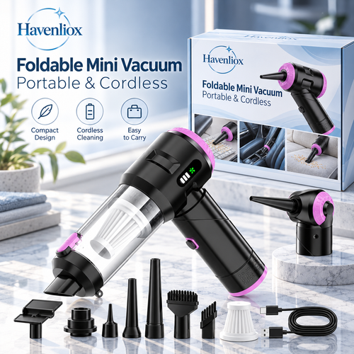 Havenliox® Foldable Mini Cordless Vacuum Cleaner
