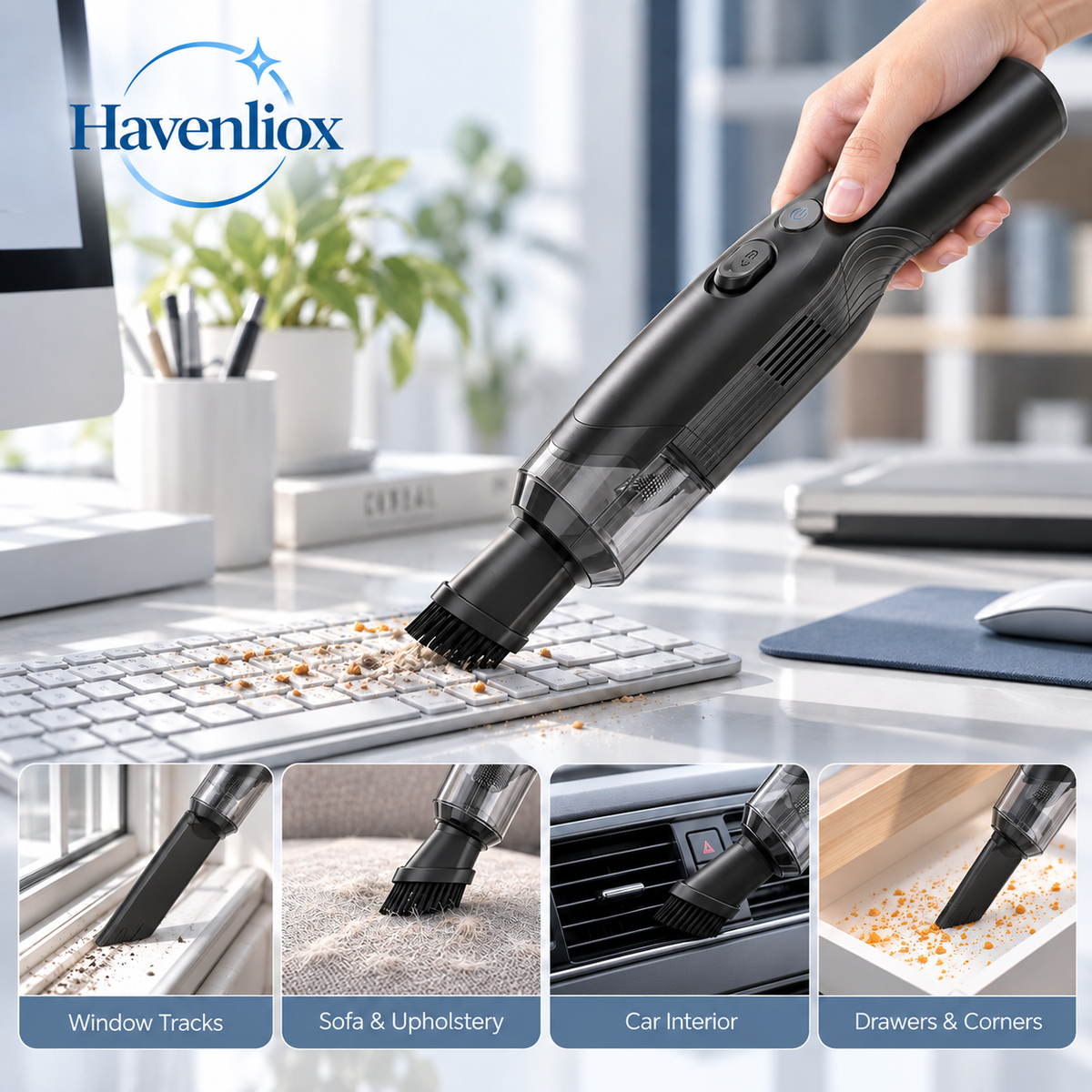 Havenliox® FlexReach Handheld Vacuum