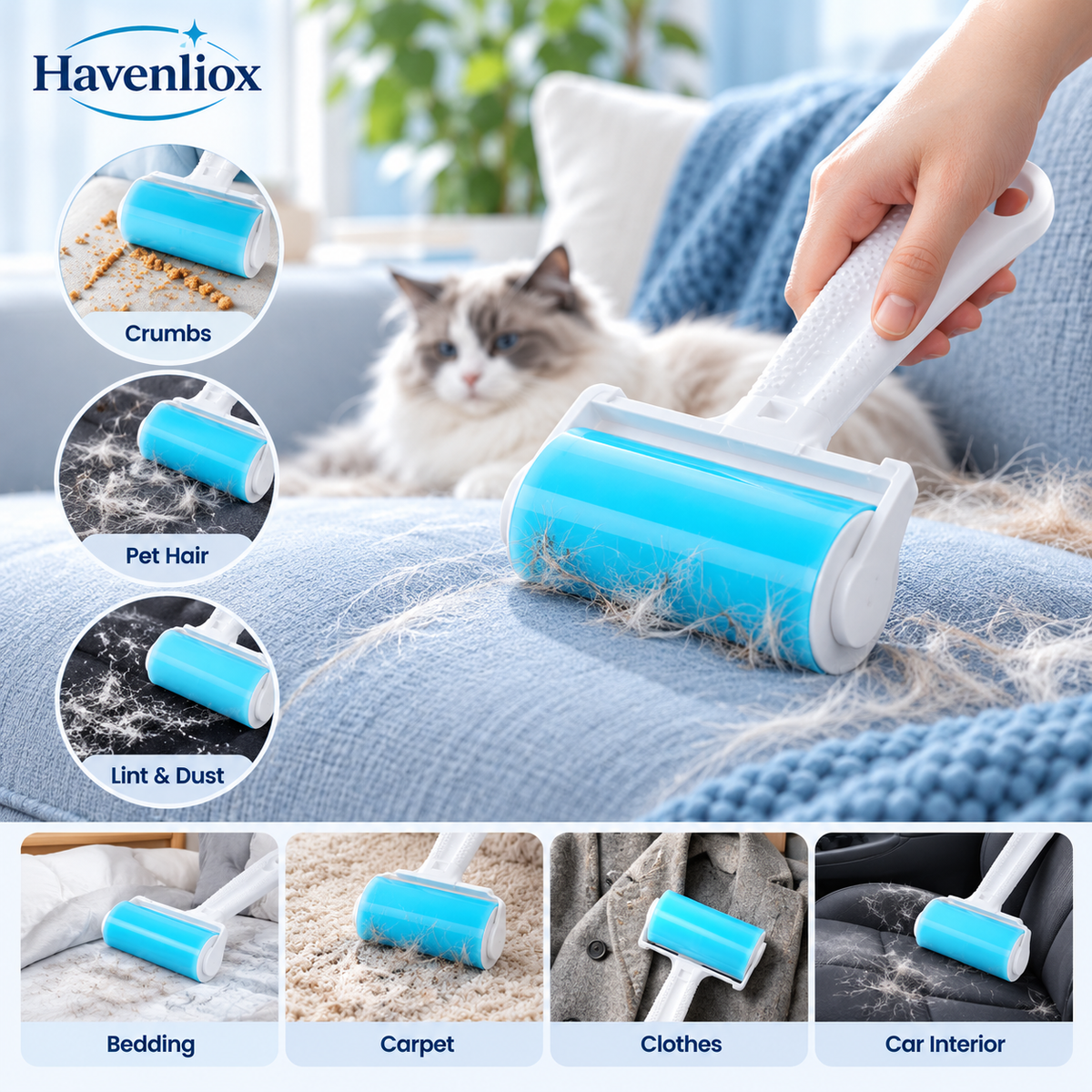 Havenliox® Reusable Multi-Surface Cleaning Roller