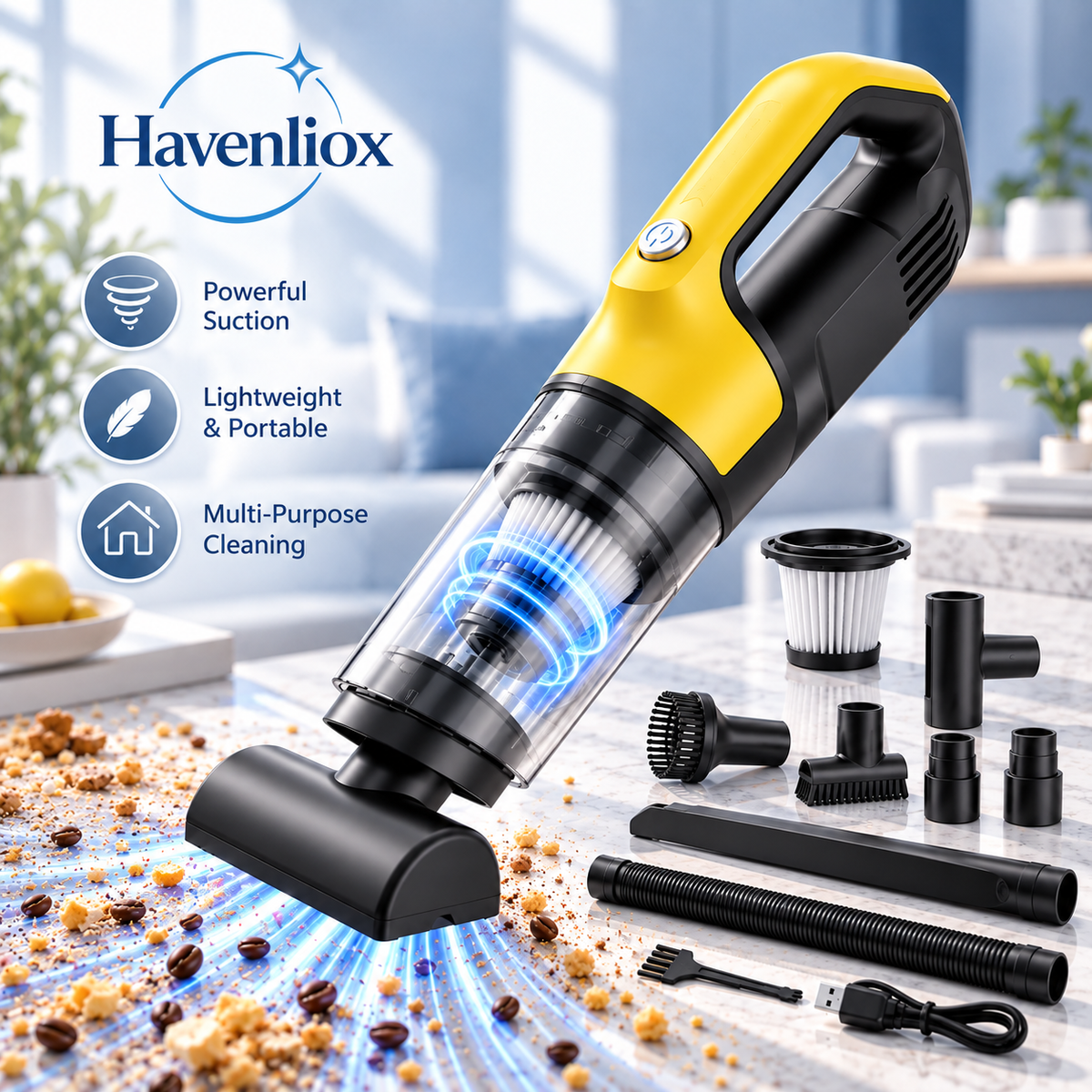 Havenliox® EasySweep Portable Vacuum